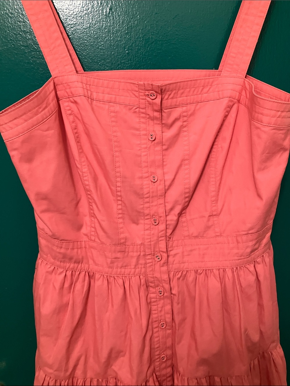 Banana Republic Pink Button-Front Midi Sundress - Picture 3 of 5
